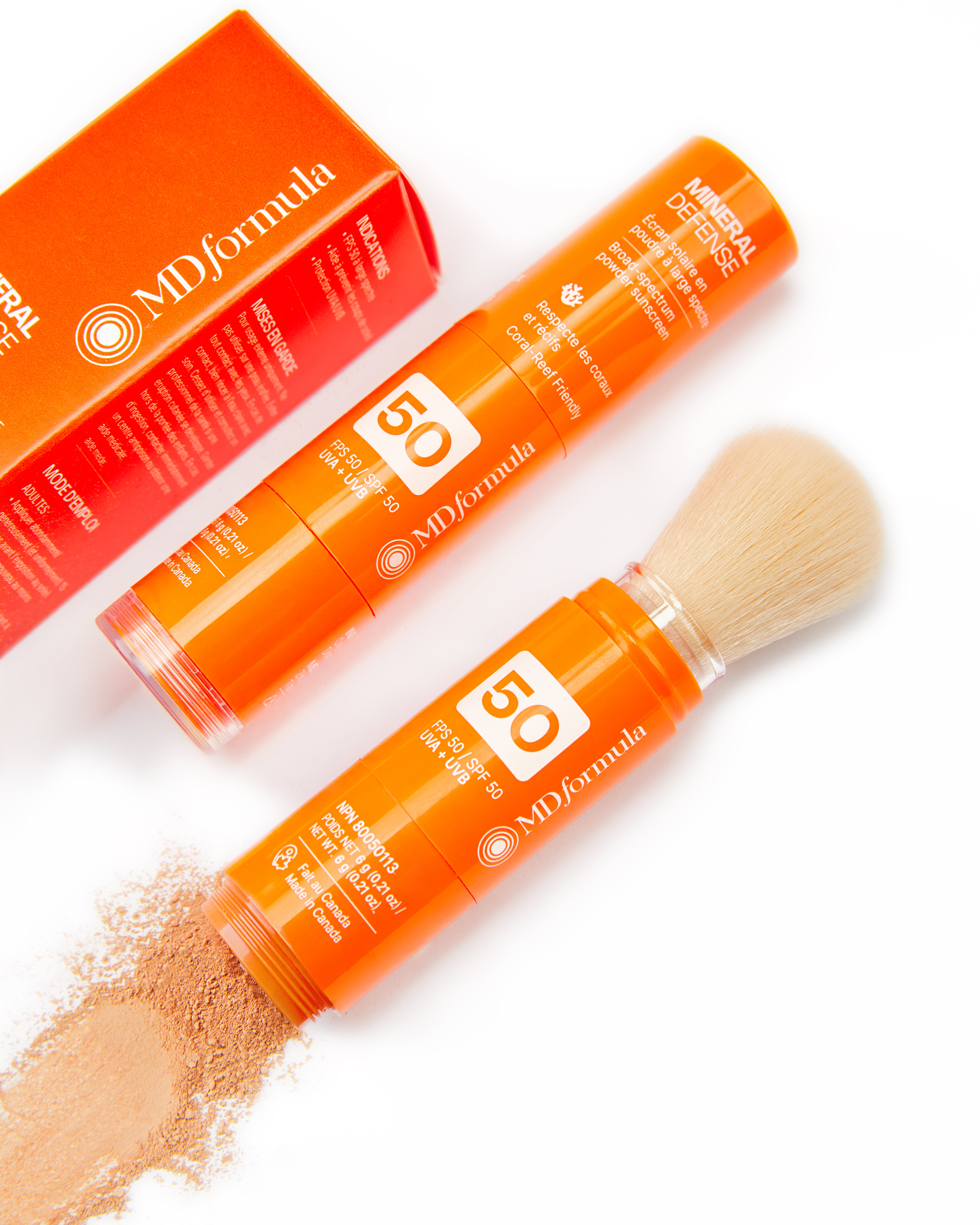 SPF 50 Mineral Powder Sunscreen | Mineral Defense – MD Formula by